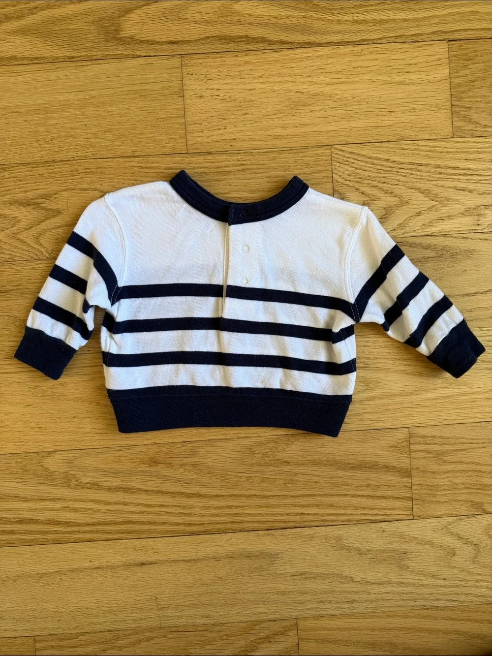 Ralph Lauren Baby Polo and Striped Sweater Set - White, Navy, Red Accent